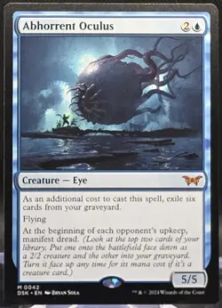 Abhorrent Oculus #42 Duskmourn: House of Horror Regular Mythic - Image 1