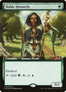 Noble Hierarch (Topper) [Ultimate Masters Box Topper] Lightly Played Foil - Image 1