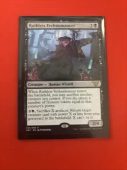 Ruthless Technomancer Commander: Kamigawa: Neon Dynasty Regular MTG - Image 3