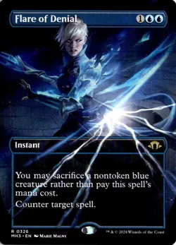 Flare of Denial (Borderless) R Modern Horizons 3 326 NM - Image 1