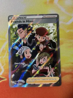Pokemon TCG Friends in Hisui (Full Art) Crown Zenith 148/159 Holo Ultra Rare - Image 1