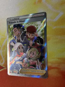 Pokemon TCG Friends in Hisui (Full Art) Crown Zenith 148/159 Holo Ultra Rare - Image 2