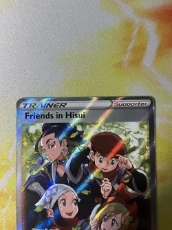 Pokemon TCG Friends in Hisui (Full Art) Crown Zenith 148/159 Holo Ultra Rare - Image 4