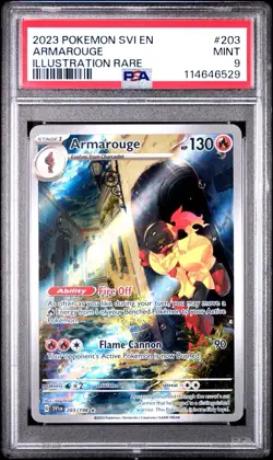 Armarouge 203/198 S&V Base Set Holo Illustration Rare PSA 9 Pokemon Card - Image 1