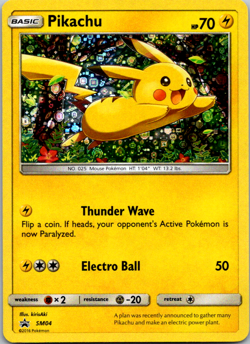 Pikachu - SM04 - General Mills Promo Pokemon Miscellaneous Promo Near Mint - Image 1