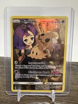 Mimikyu 245/236 Alt Art Secret Rare Pokemon Sun & Moon Cosmic Eclipse NM - Image 1