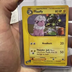 Pokemon Flaaffy 77/165 Expedition e-Reader Uncommon Pokemon TCG - LP+ Vintage - Image 1
