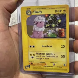 Pokemon Flaaffy 77/165 Expedition e-Reader Uncommon Pokemon TCG - LP+ Vintage - Image 2