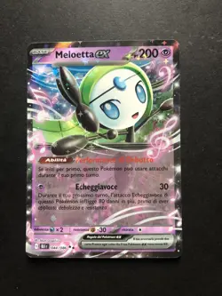 GCC Pokemon Meloetta ex 044/086 Rara ex set Luce Nera Italiano. Near Mint - Image 1