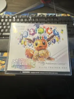 Prismatic Evolutions Pokemon Center Elite Trainer Box - PC ETB Sealed w Case - Image 1