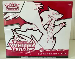 White Flare Pokemon Center Exclusive Elite Trainer Box Sealed (ETB) - Image 1