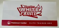 White Flare Pokemon Center Exclusive Elite Trainer Box Sealed (ETB) - Image 5