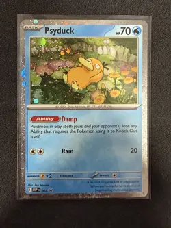 Pokemon Psyduck Holo Mega Evolutions Black Star Promo 007 NM Pack Fresh Blister - Image 1