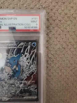 2024 POKEMON SVP EN-SV BLACK STAR PROMO #131 KINGDRA EX PSA 9 - Image 2