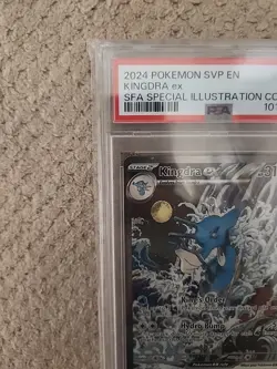 2024 POKEMON SVP EN-SV BLACK STAR PROMO #131 KINGDRA EX PSA 9 - Image 3