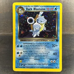 Pokemon Dark Blastoise 3/82 Team Rocket Holo Rare Vintage WOTC - Image 1