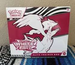 Pokemon TCG Scarlet & Violet White Flare ETB Elite Trainer Box Factory Sealed - Image 1