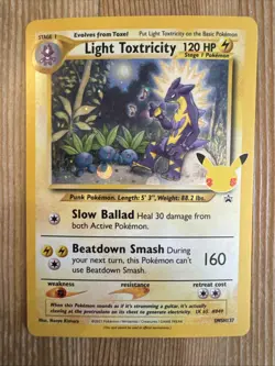Light Toxtricity - SWSH137 - Holo Promo Pokemon Sword & Shield LP - Image 1