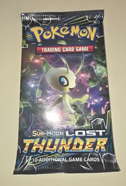 POKEMON SUN & MOON LOST THUNDER 2018 SEALED BOOSTER PACK - Image 1