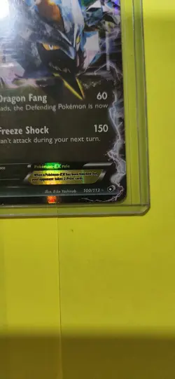 TCG POKEMON BLACK KYUREM EX Legendary Treasures Full Art Holo ULTRA RARE 100/113 - Image 3