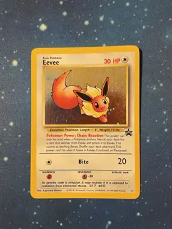 1x 1999-2000 Pokemon EEVEE HOLO 11 Black Star Promo Near Mint - Excellent - Image 1
