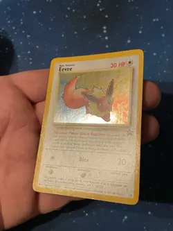 1x 1999-2000 Pokemon EEVEE HOLO 11 Black Star Promo Near Mint - Excellent - Image 2
