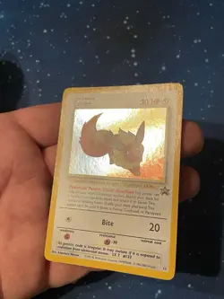 1x 1999-2000 Pokemon EEVEE HOLO 11 Black Star Promo Near Mint - Excellent - Image 3