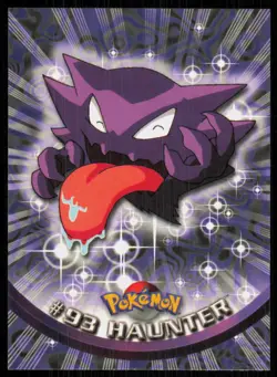 2000 Topps Pokemon TV Animation Series 2 Haunter Blue Logo #93 - Image 1