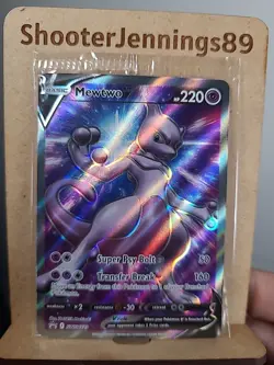 Pokemon TCG Mewtwo V SWSH229 SWSH Black Star Promos Sealed - Image 1