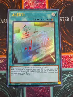Yu-Gi-Oh! TCG ALERT! AMDE-EN010 Ultra Rare 1st Edition Near Mint - Image 1
