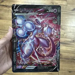 Mewtwo V Union Card SWSH161 Black Star Promo Pokemon Jumbo - Image 1