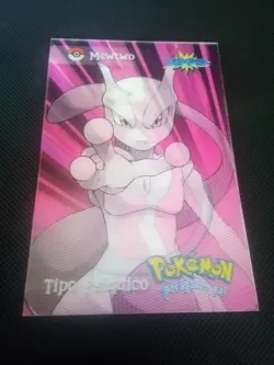 Pokemon 2024 Peru DKV Kanto Edition Taps Lenticular Card Mewtwo US Seller - Image 1