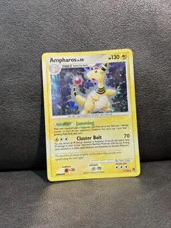 Ampharos Secret Wonders Holo Rare Pokemon Card 1/132 LP - Image 1