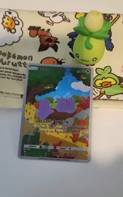 Ditto #247 Illustration Rare Pokemon TCG Pocket Genetic Apex Holo Card - Image 1
