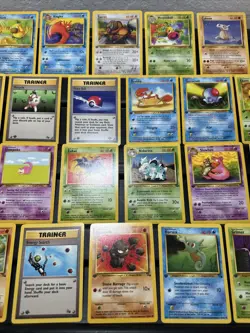 (30) Pokemon Non Holo Card VTG 1ST EDITION 1999 Lot Rare Kabuto Marowak Kingler - Image 3