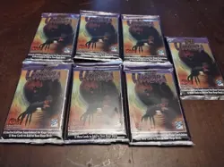 1995 Rage The Umbra Lot Of 7 Sealed Booster Packs Of 12 Cards Each - Image 1
