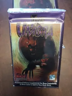 1995 Rage The Umbra Lot Of 7 Sealed Booster Packs Of 12 Cards Each - Image 3