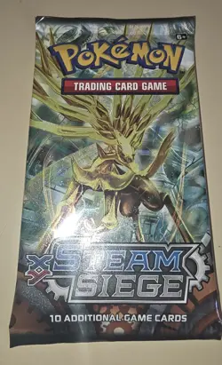 Pokemon XY Steam Siege Booster 10 card pack Sealed - Image 1