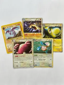Pokemon Card Lot Bundle 5 Cards Porygon2 Promo HGSS23 & Rare Reverse Holos! EX - Image 1