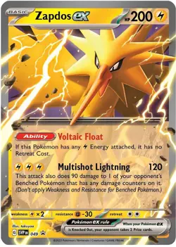 Pokemon - SVP049 - Zapdos ex - Scarlet & Violet Promo Cards - Image 1