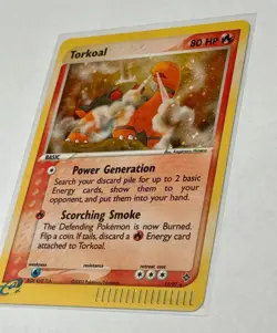 Torkoal Holo 12/97 - EX Dragon 2003 Pokemon Card - PSA Ready GEM MINT Vintage - Image 2