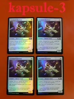 4x Anointed Chorister | FOIL | M21 Core Set 2021 | MTG Magic Cards - Image 1