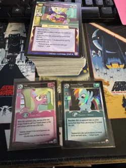 My Little Pony CCG card lot- Rares, Commons, and Uncommons - Image 1