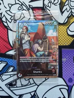 🏴‍☠ One Piece TCG - Shanks Leader Card (OP09-001) - The Four Emperors / - Image 1