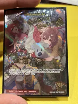 Hololive Quintet Spectrum Card Game hBPO2-084 Mikkorone 24 (SEC) English - Image 1
