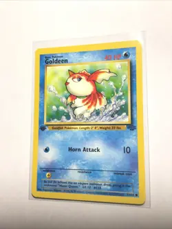 GOLDEEN - 53/64 - 1st Edition Jungle - Pokemon Card - LP - Image 1