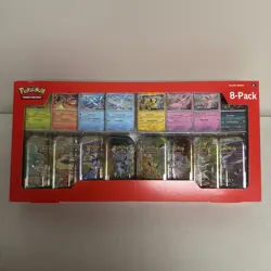 Pokemon TCG Prismatic Evolutions Costco 8 Mini-Tin Bundle w/ Promo Cards - Image 1