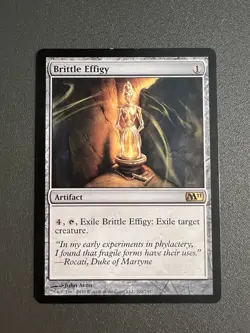 MTG Brittle Effigy Magic 2011 Regular Rare - Image 1