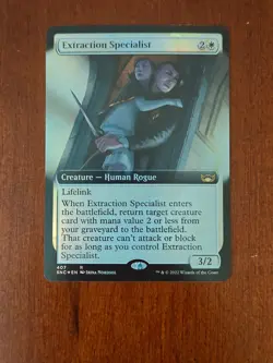 Extraction Specialist Extended Art Foil - NM SNC MTG - Image 1