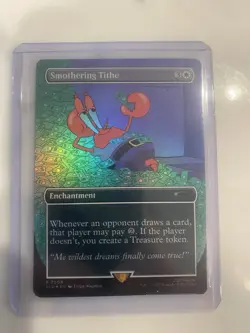 Mr. Krabs SpongeBob Secret Lair Drop Rainbow Foil Smothering Tithe (7009) - Image 1